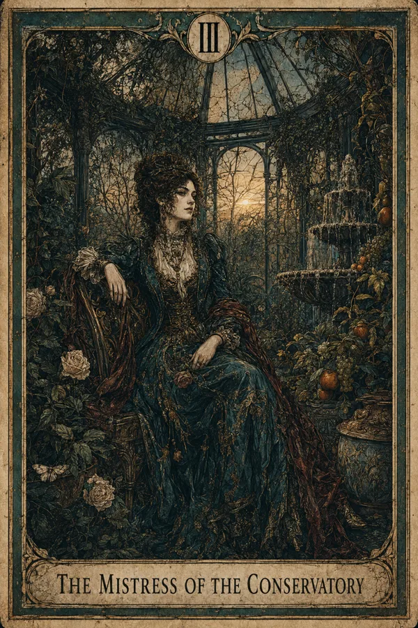 The Mistress of the Conservatory, representing The Empress