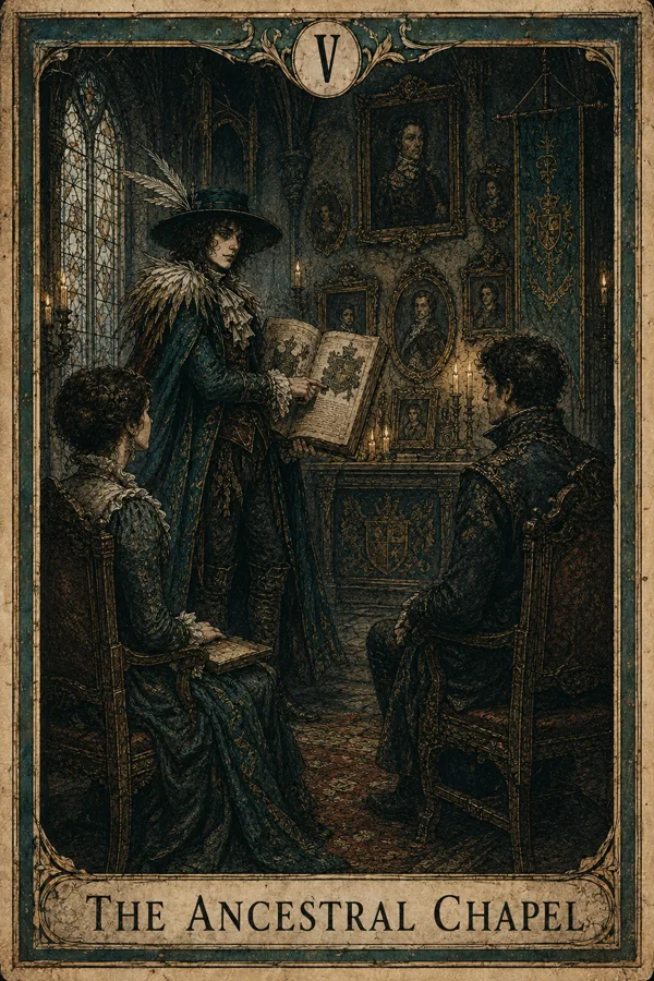 The Ancestral Chapel, representing The Hierophant