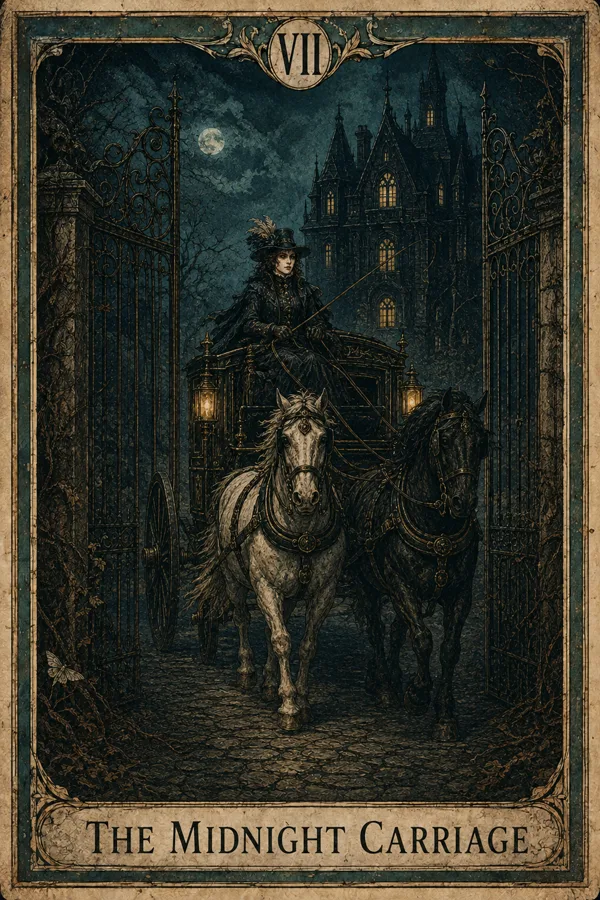 The Midnight Carriage, representing The Chariot
