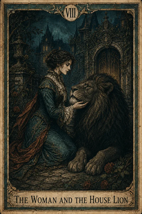 The Woman and the House Lion, representing Strength