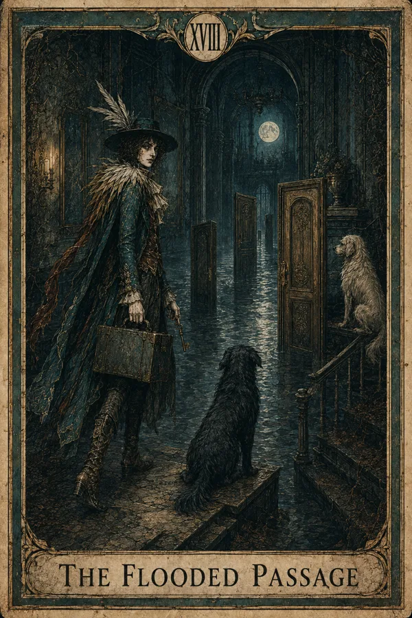The Flooded Passage, representing The Moon