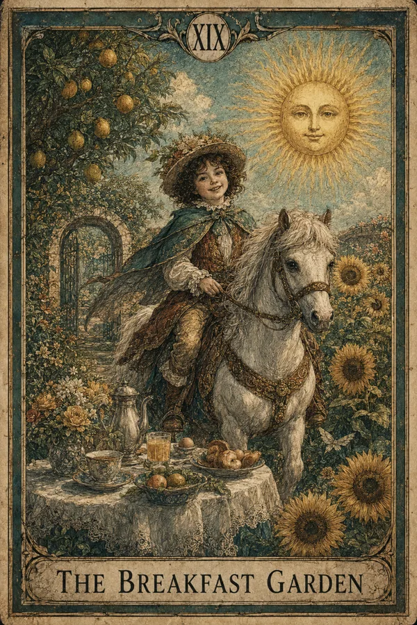 The Breakfast Garden, representing The Sun