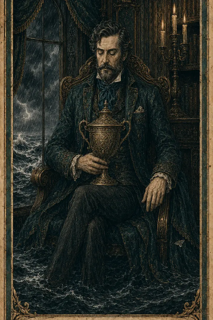 The Master of Vessels, representing King of Cups